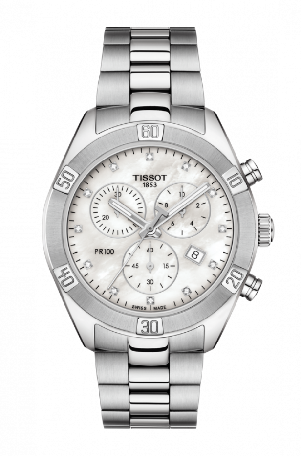 Tissot Tissot horloge PR100 Sport Chic Chronograph T1019171111600