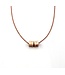 Just Franky Cube Necklace met twee cubes