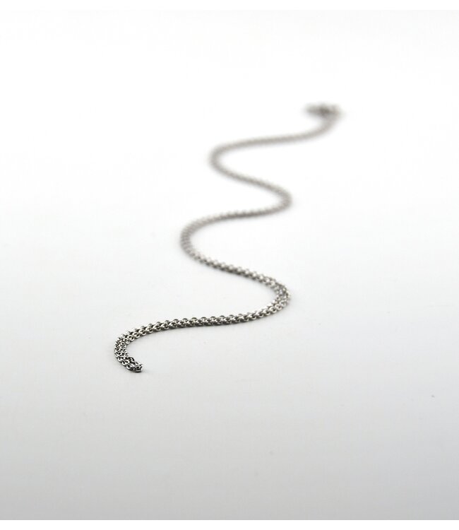 ROEMER witgouden ankercollier 50/1.5