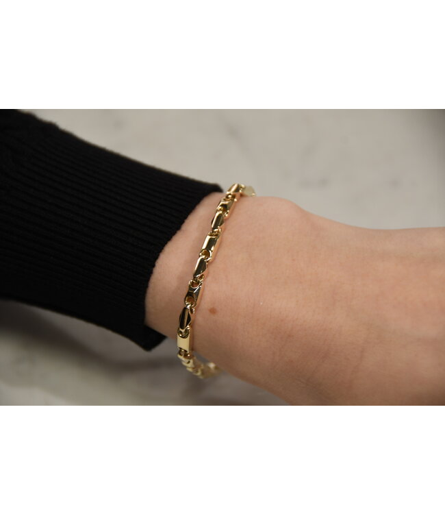 Monzario Oro gouden armband 596A geel