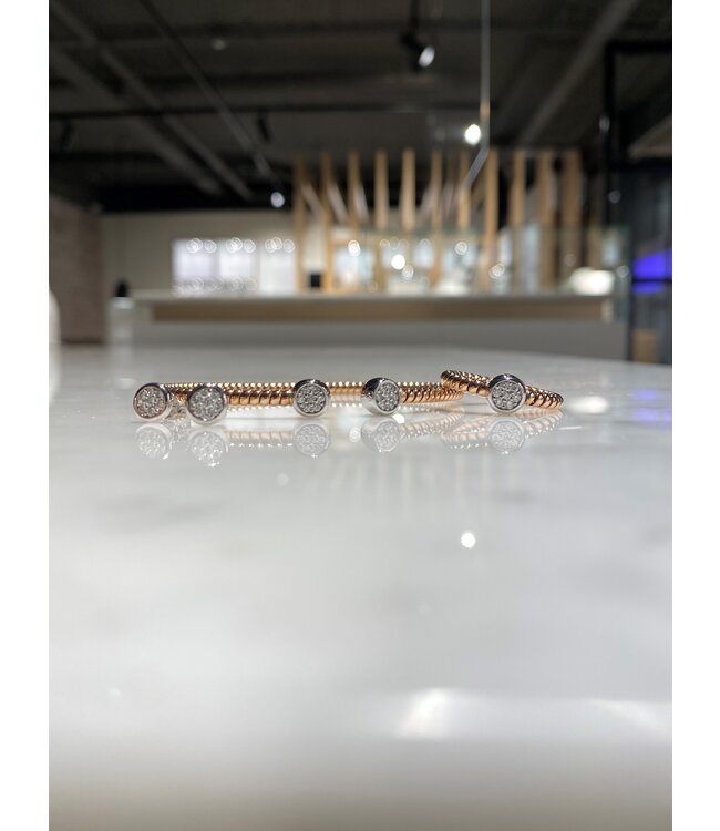 ROEMER bicolor ring met briljanten