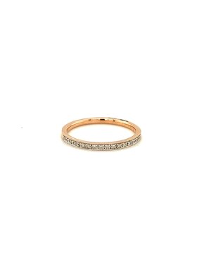 ROEMER ROEMER roségouden ring met briljanten