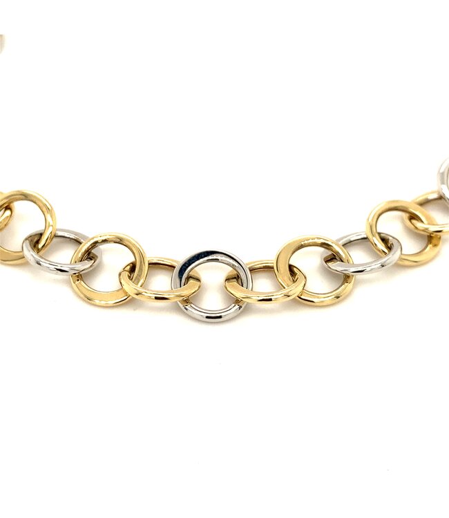 ROEMER bicolor collier Circles 45/10