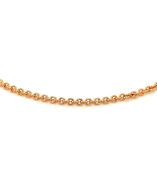 ROEMER roségouden ankercollier rond 45/2.3