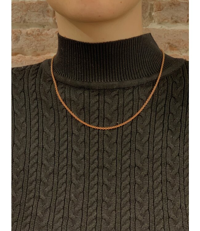 ROEMER roségouden ankercollier rond 50/2.3