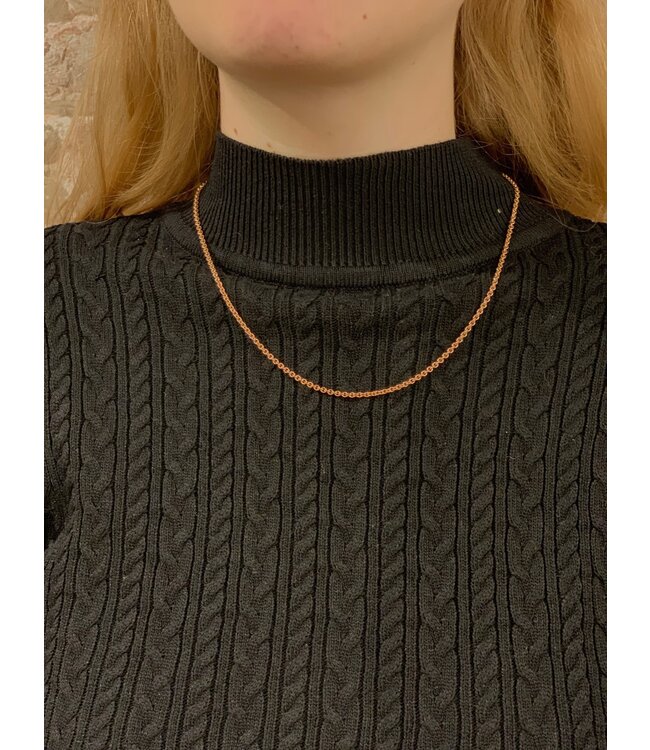 ROEMER roségouden ankercollier rond 50/1.9