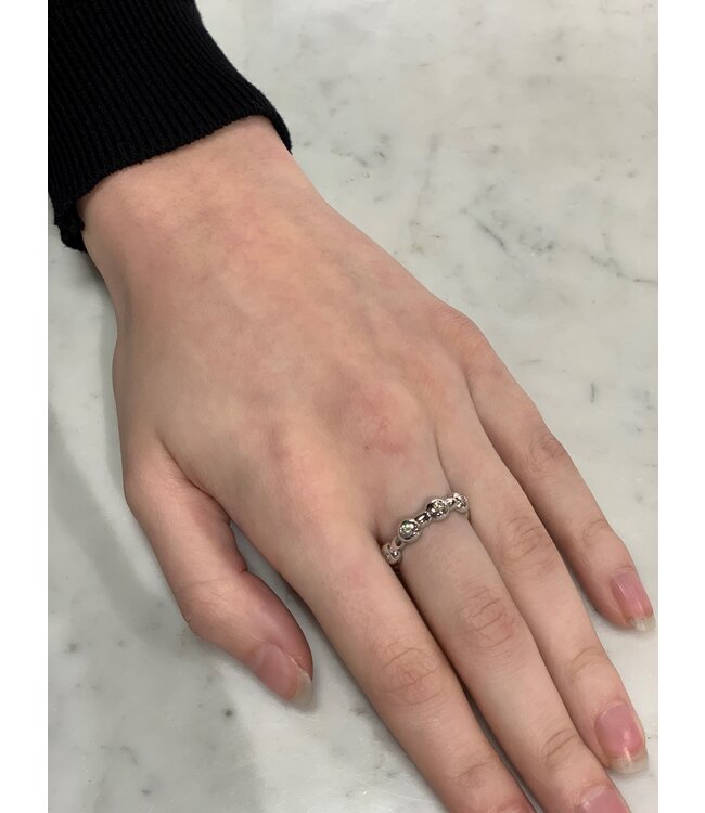 ROEMER by Bregje witgouden ring "drops"