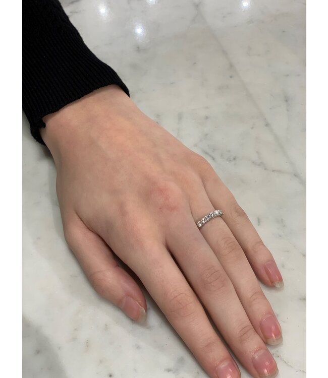 ROEMER bicolor gouden Riviera ring met briljanten