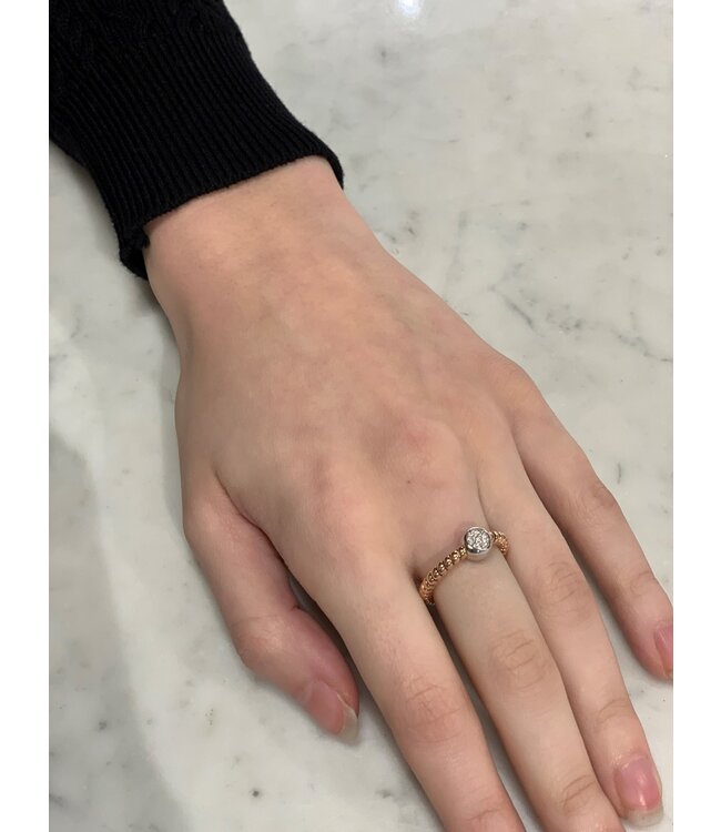 ROEMER bicolor ring met briljanten