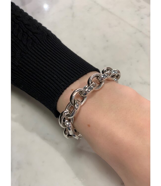 ROEMER witgouden fantasie armband