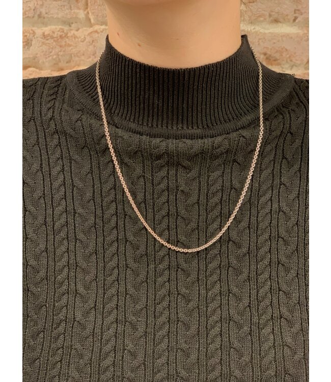 ROEMER witgouden ankercollier rond 50/2.3