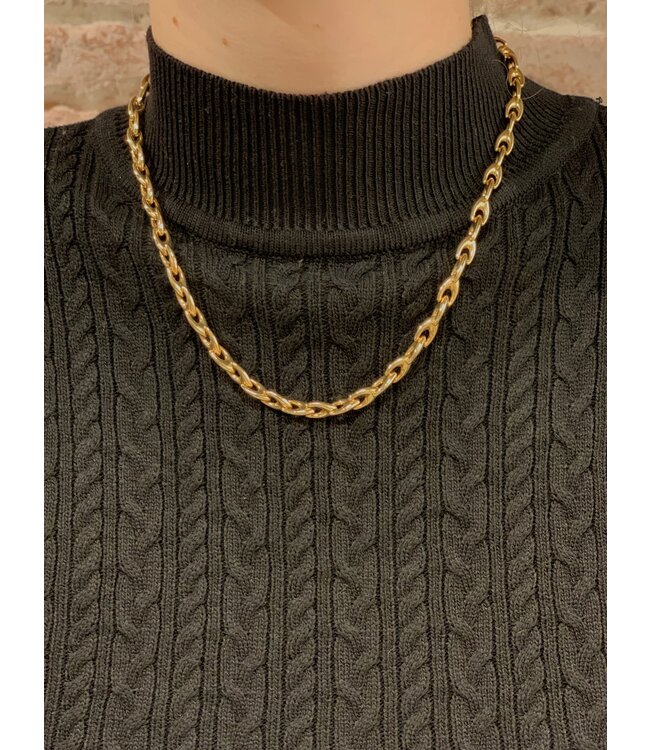 ROEMER geelgouden fantasieschakel collier
