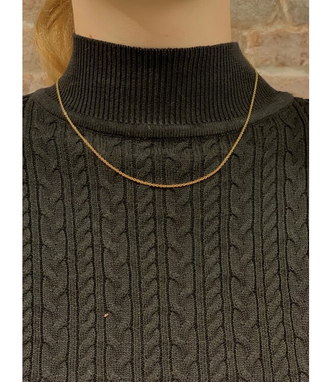 ROEMER geelgouden ankercollier rond 50/1.5