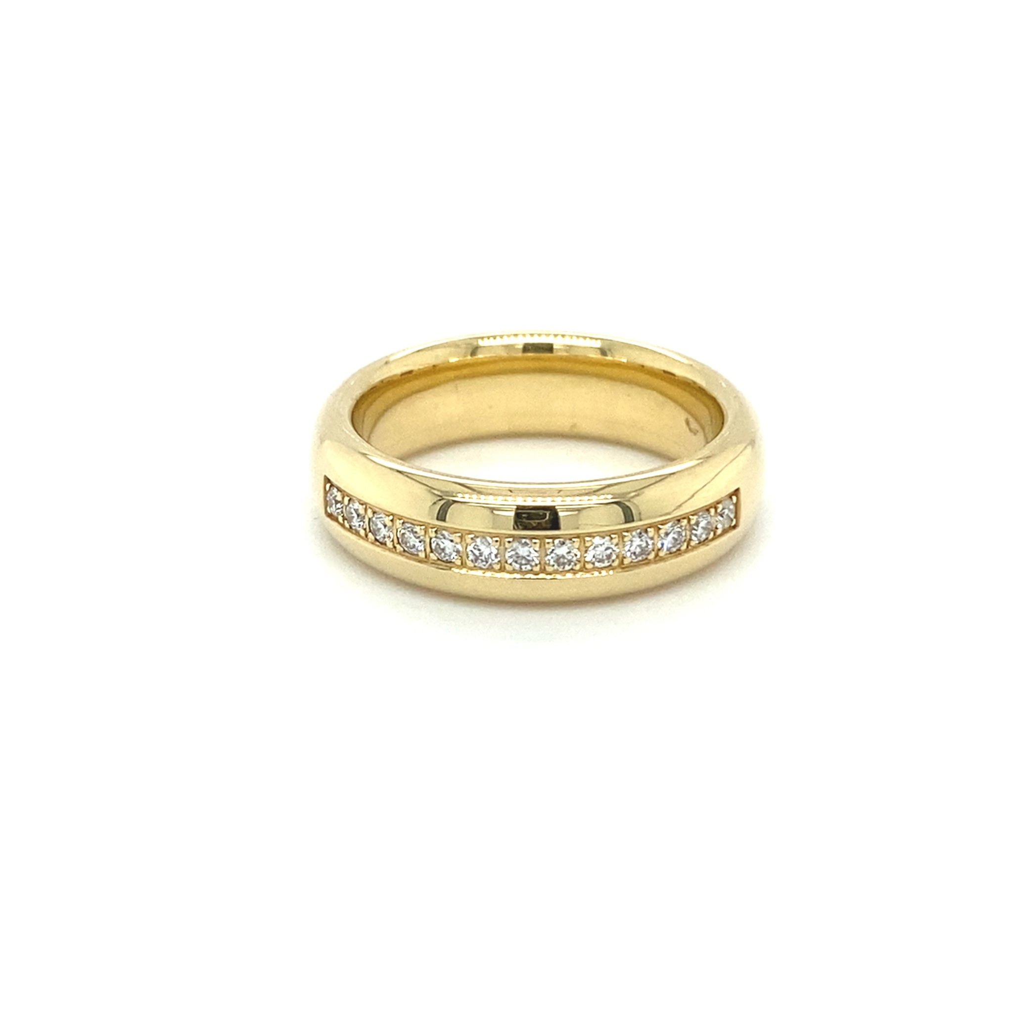 ROEMER ROEMER geelgouden ring met diamant