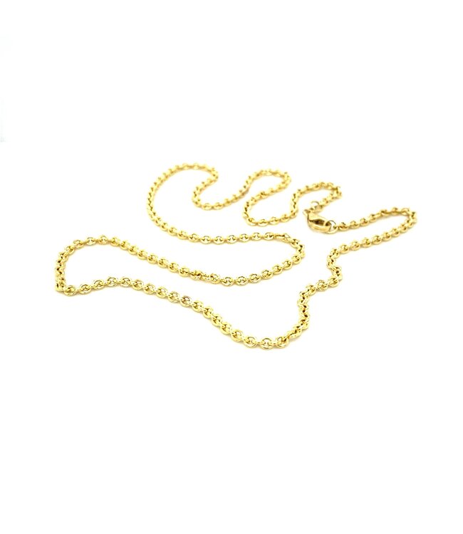 ROEMER geelgouden ankercollier rond 60/2.3