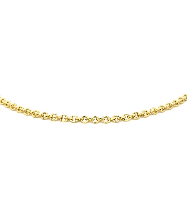 ROEMER geelgouden ankercollier rond 45/2.7