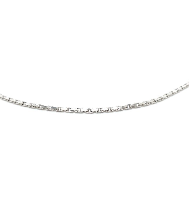 ROEMER witgouden geslepen ankercollier 45/1.8