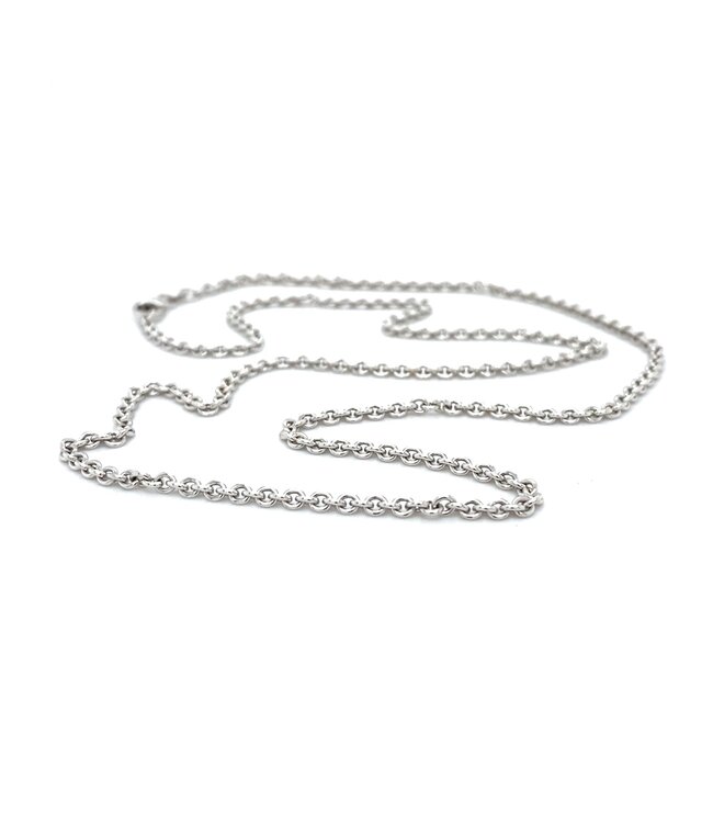 ROEMER witgouden ankercollier rond 45/2.3