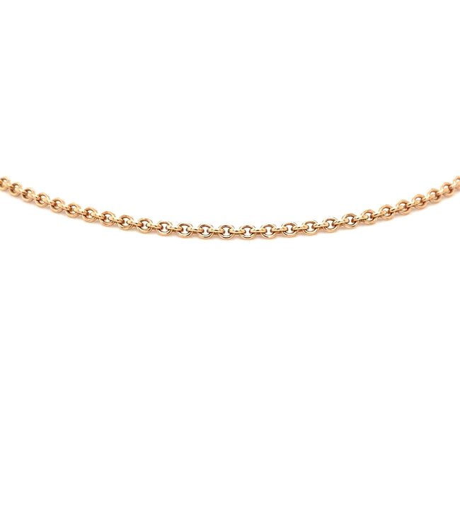 ROEMER roségouden ankercollier rond 45/1.9