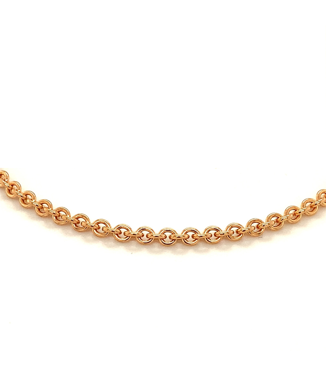 ROEMER roségouden ankercollier rond 50/2.3