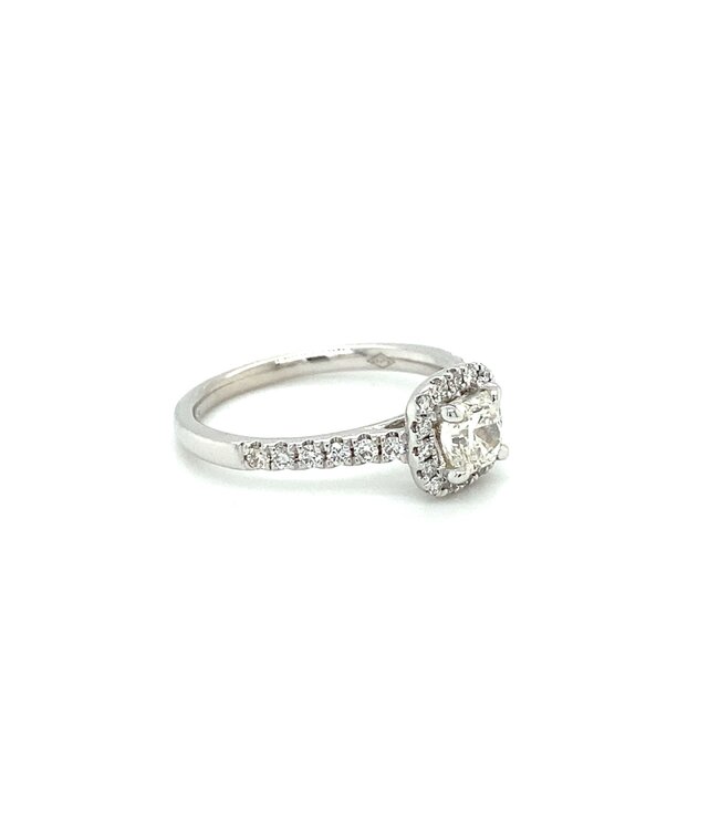 ROEMER Witgouden ring met diamant 0.92ct