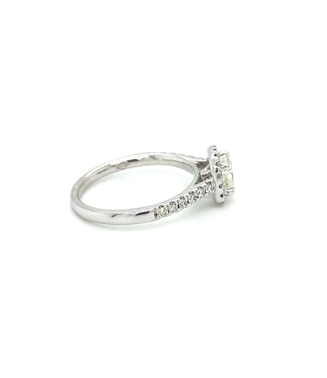 ROEMER Witgouden ring met diamant 0.92ct