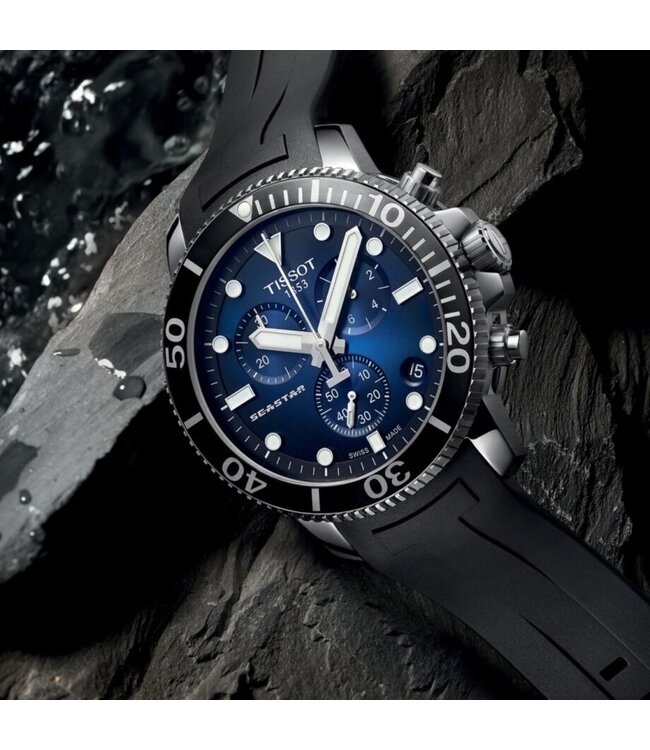 Tissot horloge Seastar 1000 Chronograph T1204171704100