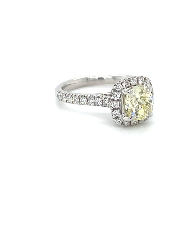 ROEMER Witgouden ring met diamant 1,81ct