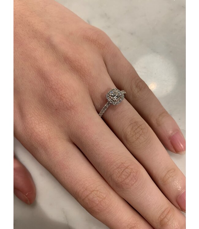 ROEMER Witgouden ring met diamant 0.92ct