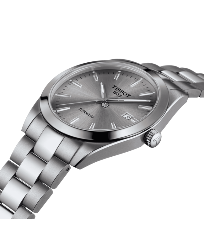 Tissot Horloge Gentleman Titanium T1274104408100