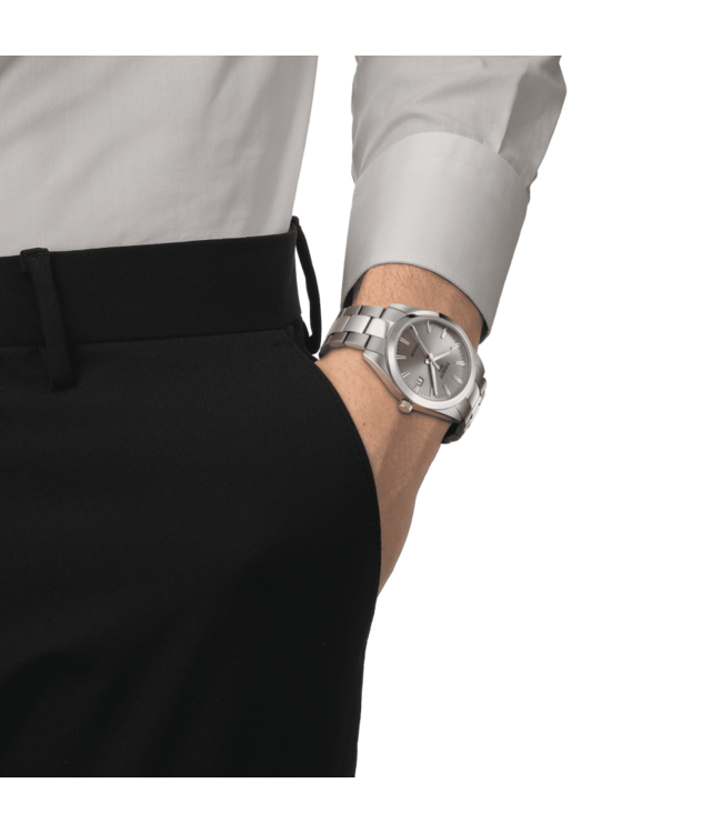 Tissot Horloge Gentleman Titanium T1274104408100