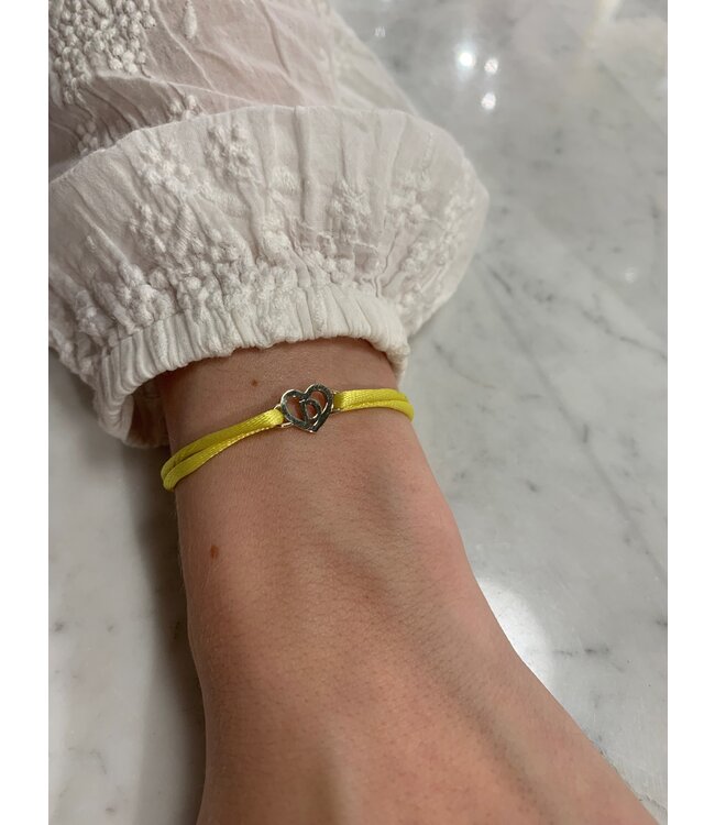 ROEMER by Bregje letterarmbandje hartje D