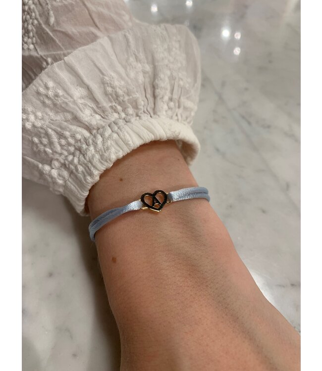 ROEMER by Bregje letterarmbandje hartje A