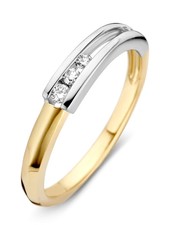ROEMER ROEMER bicolor gouden ring met briljanten