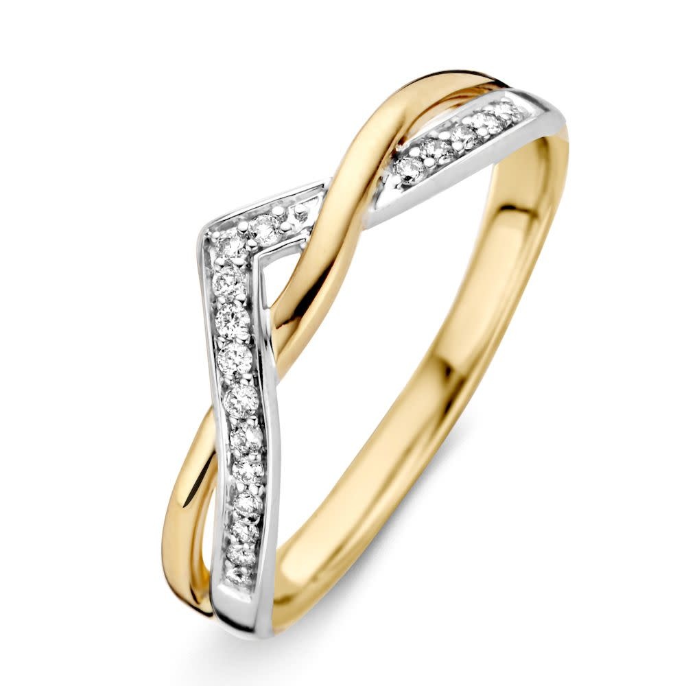 ROEMER ROEMER Crown bicolor gouden ring