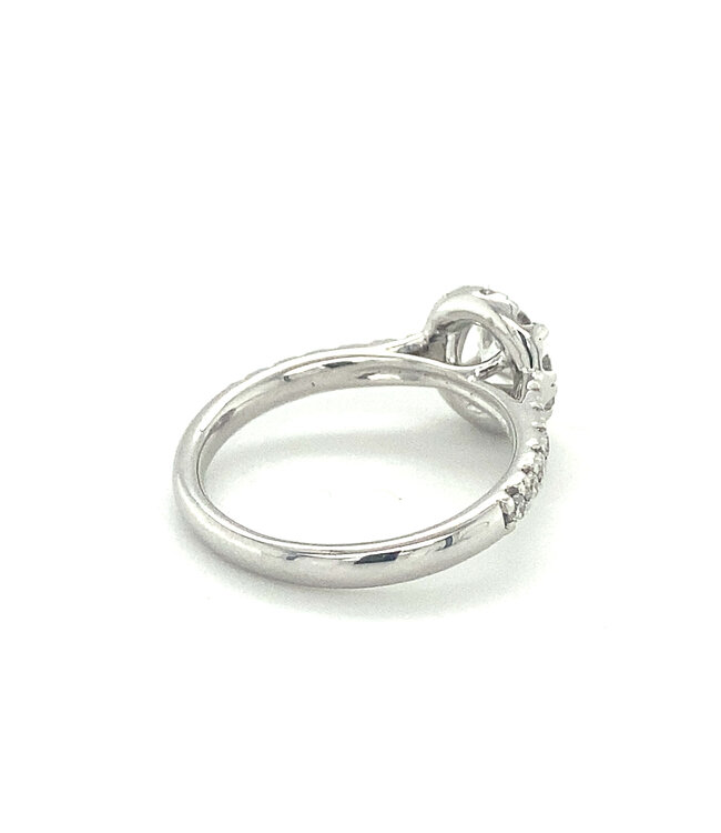 Roemer ring 18kt witgoud met 1.12 ct briljant