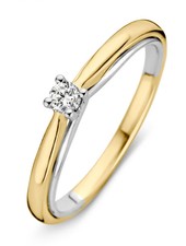 Excellent Jewelry Excellent  bicolor gouden solitair ring RG416140