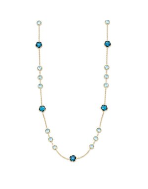 Excellent Jewelry Excellent  geelgouden collier met topaas CW136442