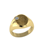 Touche Ring vingerafdruk met diamant (lab) Toudr1