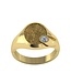 Touche Ring vingerafdruk met diamant (lab) Toudr1