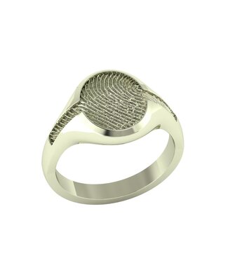 Touche Sieraden Touche Ring vingerafdruk zegelring zilver TOUDR2