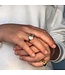 Touche Ring vingerafdruk zegelring geelgoud TOUDR6