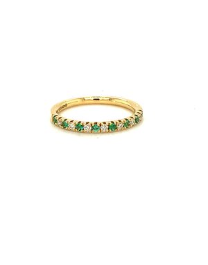 ROEMER ROEMER Riviera Ring met diamant en smaragd