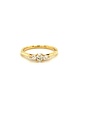 ROEMER ROEMER geelgouden ring met diamant