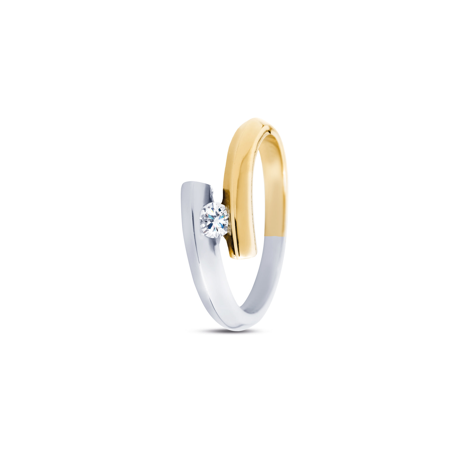 R&C R&C Bicolor gouden ring Penelope RIN0003S-17