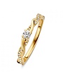 Excellent Jewelry Excellent geelgouden ring met 0,22ct diamant RX117276