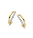 Excellent oorstekers bicolor briljant 0,18 crt. OP417159
