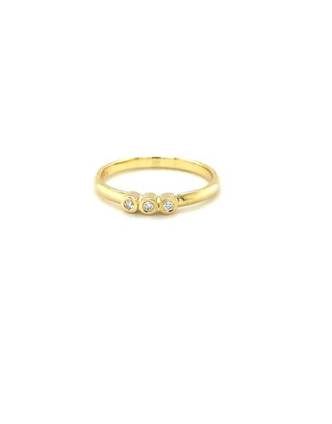 Miss Spring Miss Spring Ring Pien met diamanten 0.045ct