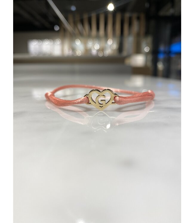 ROEMER by Bregje letterarmbandje hartje G