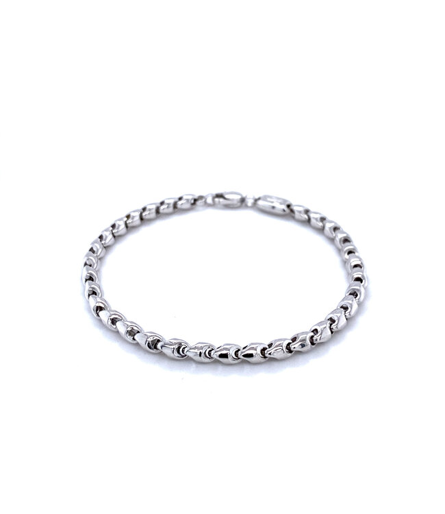 Monzario armband 14K witgoud 838A